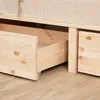Homestyle4u drevená posteľ z paliet 90x200 s lamelovým Náhľad obrázku produktu 14
