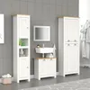 Szafka na korytarz drewniany | 5 przegród | Szafka Podgląd zdjęcia produktu 6