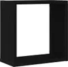 vidaXL Würfel-Wandregale 4 Stk. Schwarz Eichen-Optik Produktbild-Vorschau 4