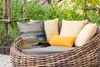 MuchoWow® Outdoor Kissen - Ölgemälde - Abstrakt - 45x45 cm Produktbild-Vorschau 3
