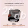 Moderne digitale Wanduhr  Nordisches Design Leise– Goldglas Produktbild-Vorschau 6