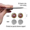 Aufkleber Fiat 3D Offizielles Logo Rot Vintage, 12 mm, 2 Produktbild-Vorschau 3