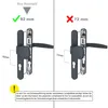 Langschild Schmalrahmengarnitur Anthrazit 92mm Produktbild-Vorschau 3