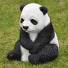 Figurine de jardin Figurine décorative Panda assis Voir les images du produit 2