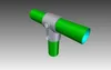 Rohrverbinder T-Verbinder 1 1/2" (48,3 mm), 90° - kurz Produktbild-Vorschau 3