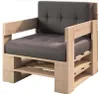 Lermowood Palettenmöbel Mp Sessel 80 x 60 x 40 cm Natur | Produktbild-Vorschau 1