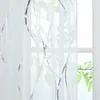 Vorhänge Streifen Ösenvorhang Wohnzimmer Dekoschal Voile Produktbild-Vorschau 6