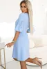 Numoco Mini abito donna Neva blu cielo L Anteprima dell’immagine prodotto 3
