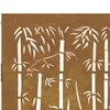 vidaXL Gartentor 105x130 cm Cortenstahl Bambus-Design -  Produktbild-Vorschau 9