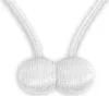 Two white magnetic curtain clips are shown against a white background. Náhľad obrázku produktu