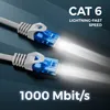deleyCON 10m CAT.6 Ethernet Gigabit LAN Netzwerkkabel RJ45 Produktbild-Vorschau 3