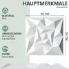 Bettizia 12pcs 3D Paneele Wandpaneele Polyvinylchlorid PVC Produktbild-Vorschau 2
