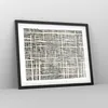 Gerahmtes Poster - Schwarzer Rahmen - Textur Muster Stück - Produktbild-Vorschau 8