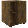 vidaXL Rollschrank Räuchereiche 60x53x72 cm Holzwerkstoff Produktbild-Vorschau 1
