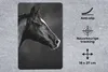 MuchoWow® Mauspad Mousepad Pferd - Tiere - Schwarz - Weiß - Produktbild-Vorschau 2