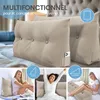 ELONEO Coussin dorsal 200 cm de large, coussin en forme de Voir les images du produit 4