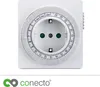 conecto Mechanische Zeitschaltuhr, IP20, 3500 Watt, weiß Produktbild-Vorschau 2