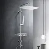 Görbach Douche de pluie Système de douche Tablette chromée Voir les images du produit 1