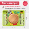 stabiles Vinyl Tischset - Deutschland Kinder Platzset Produktbild-Vorschau 3