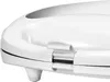 Nahaufnahme des Unold Sandwich-Toasters Quadro, ein weißes Gerät mit abgerundetem Deckel, Riegel und Anteprima dell’immagine prodotto
