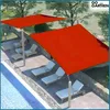Sonnensegel für Gartenterrasse, UV-Sonne, rot, 4x3 m Produktbild-Vorschau 18