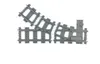 Trixbrix Weiche rechts R40, modular – Schienen kompatibel Produktbild-Vorschau 3