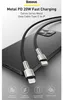 Cavo da USB-C a Lightning Baseus Cafule, 20W, 2M (viola) Anteprima dell’immagine prodotto 10