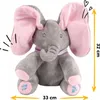 Interaktiver Peek-a-boo Plüschelefant, zartrosa Produktbild-Vorschau 3