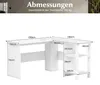 COSTWAY Schreibtisch L-Form, Eckschreibtisch mit 2 Produktbild-Vorschau 7