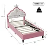 Lit bébé INONEFT 90 x 190 cm, lit rembourré avec éclairage Voir les images du produit 5