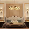 Lustre en cristal LED Vrygle 60 cm doré, luminaire de Voir les images du produit 8