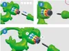 Fischer Kinder-Fahrradschloss Dinosaurier 60cm grün Produktbild-Vorschau 2
