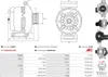 AS-PL A9011 Lichtmaschine Generator LiMa 115A 12V für FORD Produktbild-Vorschau 9
