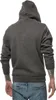 Heavy Zipped Hoodie HZH01FB M Dark heather Grau Produktbild-Vorschau 6
