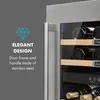 Szafka na wino Klarstein, 2 strefy, mała, 85 l, szklane Podgląd zdjęcia produktu 7