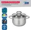 Garnek do mięsa - stal nierdzewna - Ø 16 cm - ze szklaną Podgląd zdjęcia produktu 7