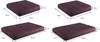 Four different sized purple cushions are shown with dimensions indicated. Produktbild-Vorschau