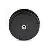 A close-up, top-down view of a black trimmer head on a white background. Produktbild-Vorschau