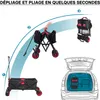 Wiltec Chariot de transport pliant Enfant – 1140 x 505 x Voir les images du produit 5