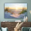 MuchoWow® - Leinwandbilder - Strand - Sonne - Düne - Gras - Produktbild-Vorschau 4
