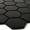 Keramik Mosaikfliesen Hexagon Salamanca Schwarz Matt H51 Produktbild-Vorschau 1