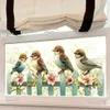 GKA XL Fensterbild 4 Vögel auf Zaun 40 cm Fensterfolie Produktbild-Vorschau 3