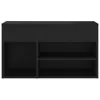 vidaXL Schuhbank Schwarz 80x30x45 cm Holzwerkstoff Produktbild-Vorschau 4
