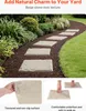VEVOR Trittsteine Garten, 4 Stk., 395x395 mm, dekorative Produktbild-Vorschau 4