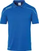 Uhlsport STREAM 23 POLO SHIRT XXL azurblau/weiss Produktbild-Vorschau 1