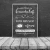 Metallschild XL in 21x28 cm mit lustigem Spruch zu Produktbild-Vorschau 4
