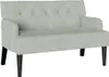 vidaXL Pohovka Chesterfield Hellgrau 112 x 65,5 x 75 cm Náhľad obrázku produktu 1