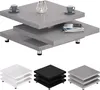 CASARIA® Table basse gris laqué Table de salon modulable Voir les images du produit 1