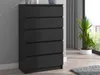 Roe Furniture | Kommode 60 cm - 5 Schubladen - Schwarz - Produktbild-Vorschau 3