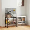 PawHut hamsterkooi met wielen, 3 verdiepingen, Productafbeelding-voorbeeld 2